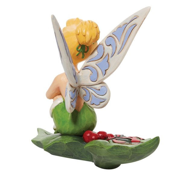 Walt Disney Jim Shore Trilli Campanellino seduto su statuetta con agrifoglio - immagine 5
