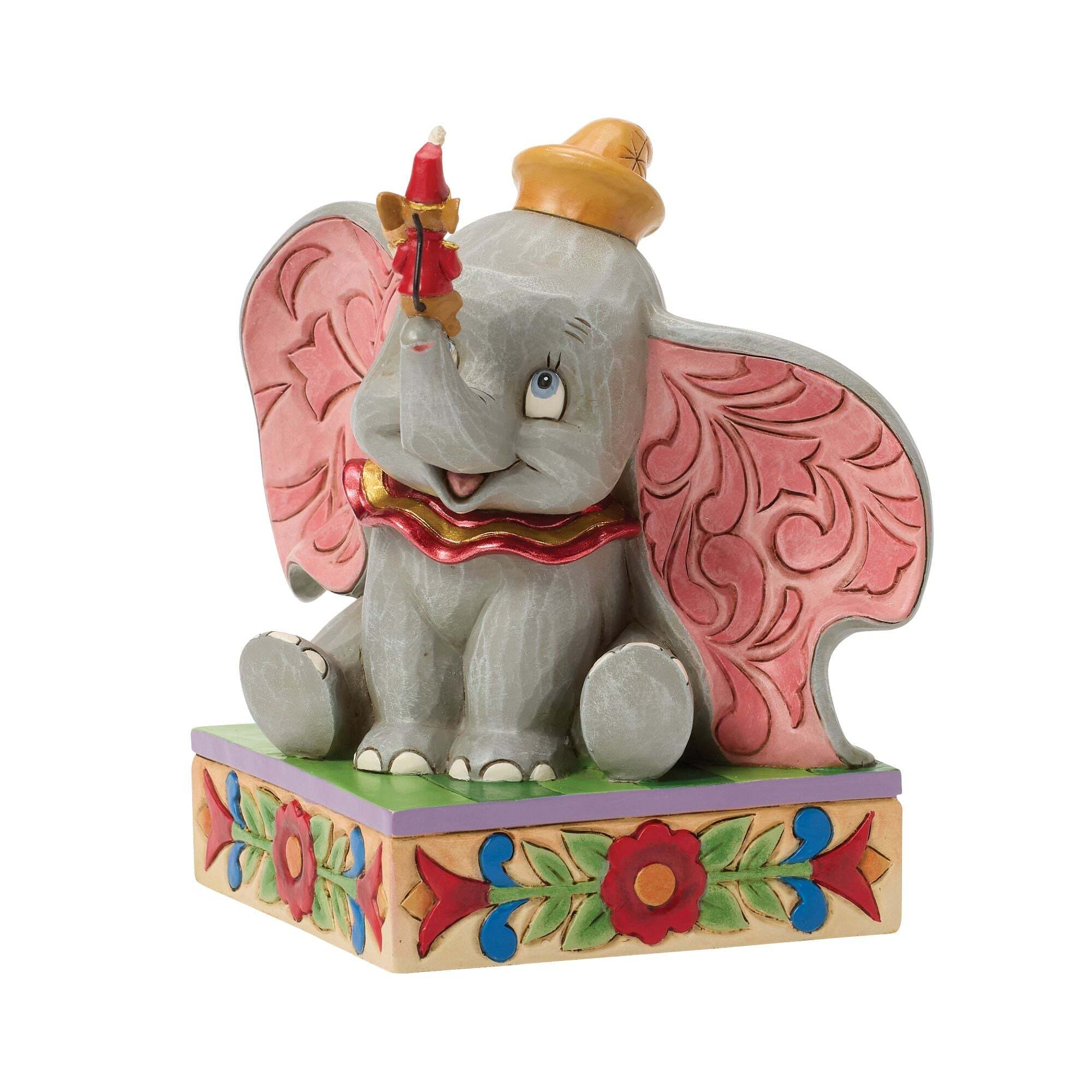Walt Disney Jim Shore Statuetta Dumbo E Timothy Disney Traditions - immagine 7