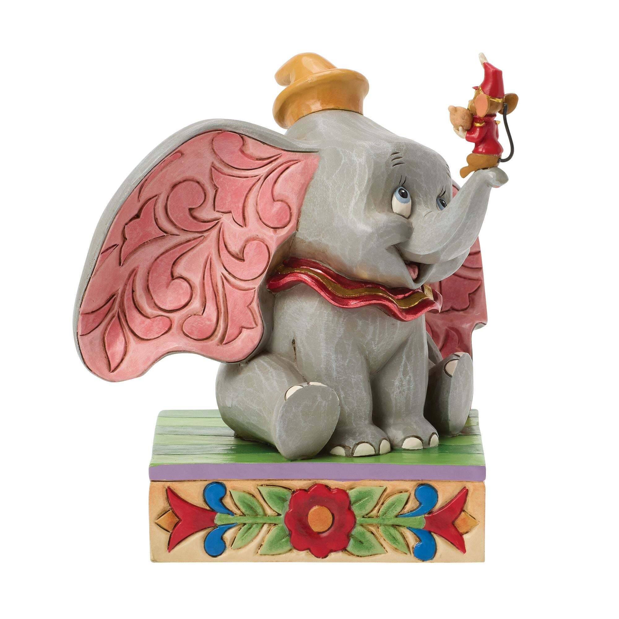 Walt Disney Jim Shore Statuetta Dumbo E Timothy Disney Traditions - immagine 3