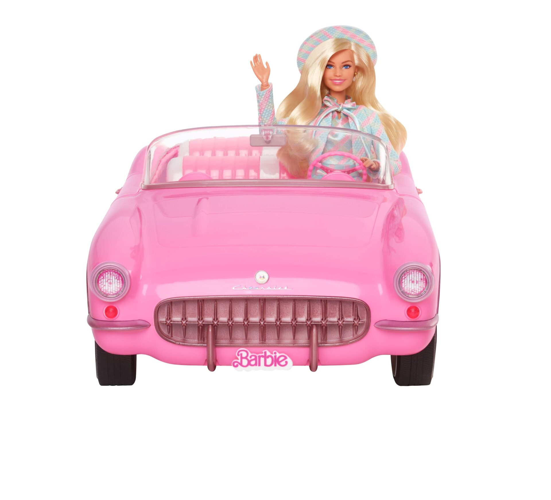 Barbie The Movie veicolo rosa Corvette decappottabile - immagine 6