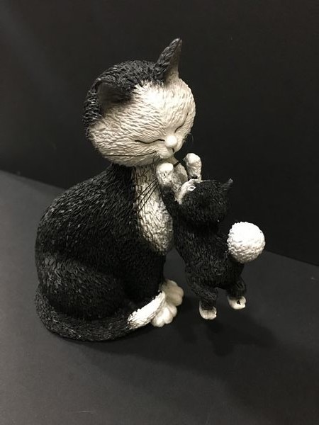 Mamma Gatta con Gattino di Albert Dubout - immagine 2