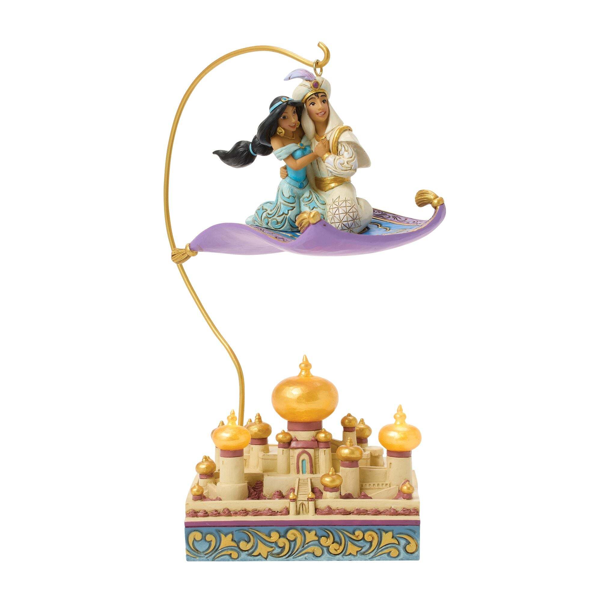 statuetta di aladdin e jasmine di disney traditions