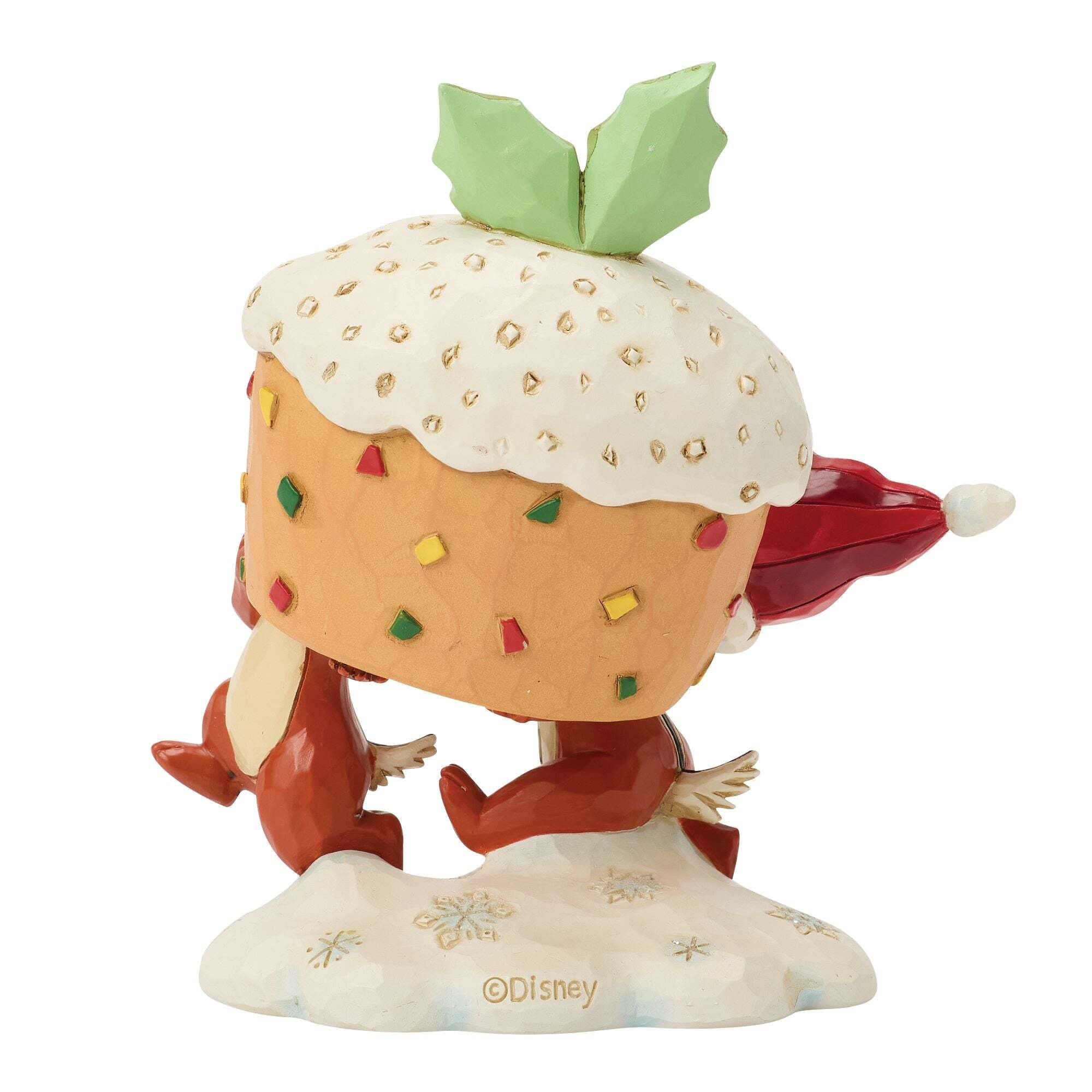 statuetta di cip e ciop che rubano la torta di frutta disney traditions