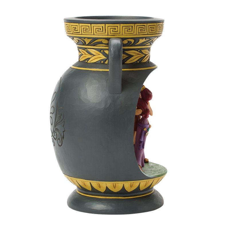 statuetta di hercules nella scena del vaso, prodotta da disney traditions.