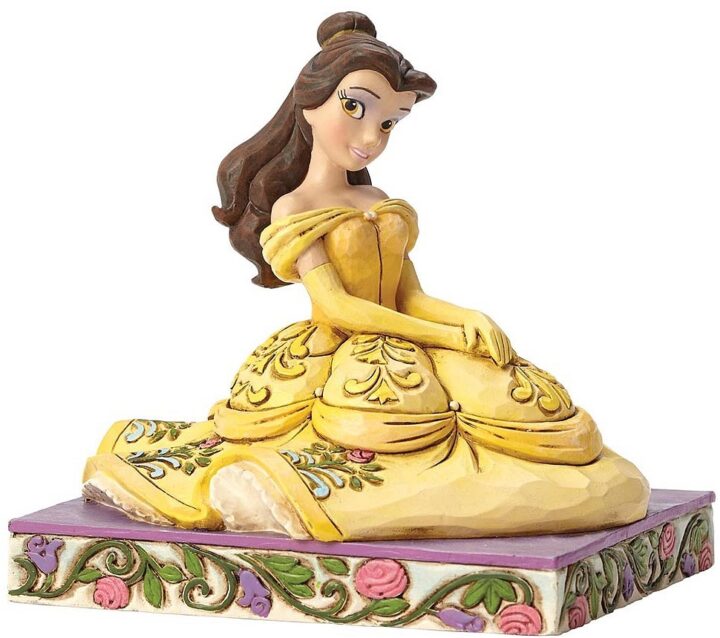 statuina belle la bella e la bestia disney tradition
