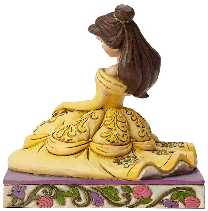 statuina belle la bella e la bestia disney tradition