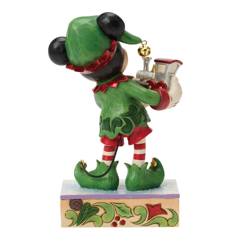 edizione speciale di elf on track topolino elfo con treno di disney traditions